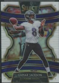 Lamar Jackson [White Prizm] #71