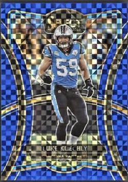 Luke Kuechly [Blue Prizm] #199