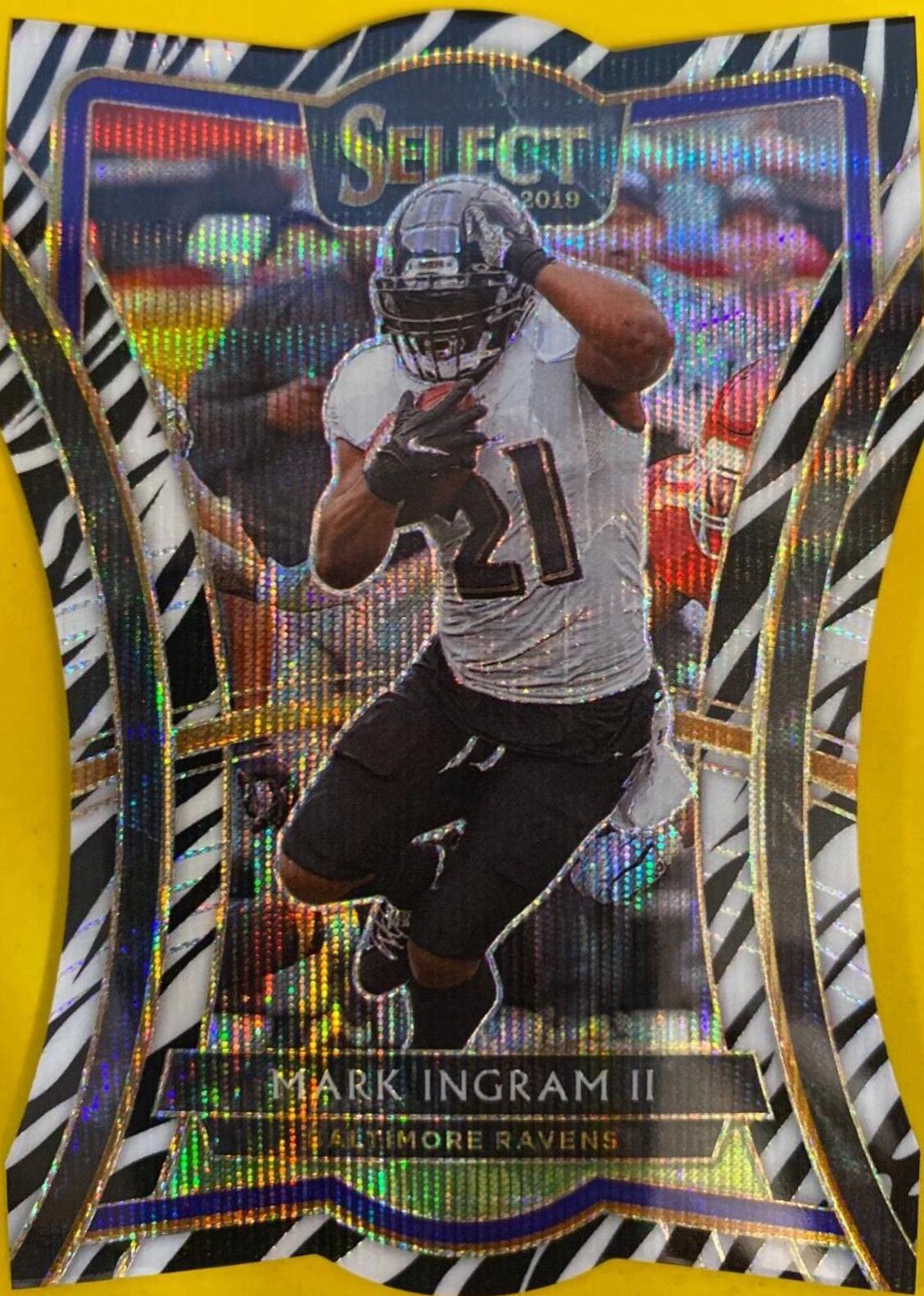 Mark Ingram II [Die Cut Zebra Prizm] #159