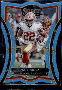 Matt Breida [Die Cut Light Blue Prizm] #195