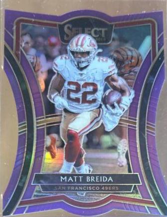 Matt Breida [Die Cut Purple Prizm] #195
