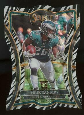 Miles Sanders [Die Cut Zebra Prizm] #102