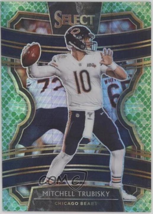 Mitchell Trubisky [Dragon Scale Prizm] #14