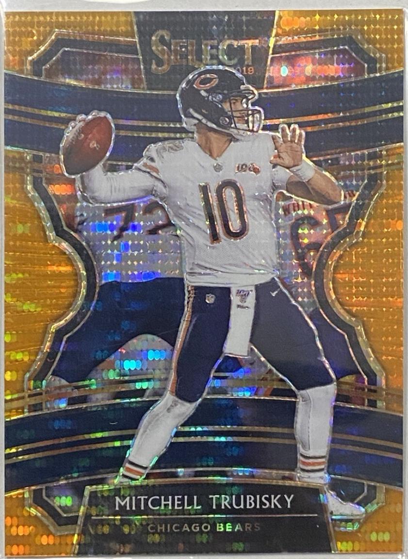 Mitchell Trubisky [Orange Pulsar Prizm] #14