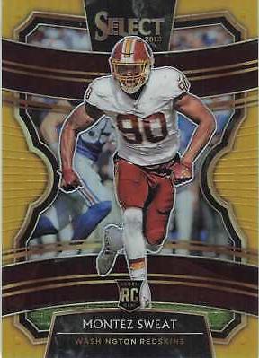Montez Sweat [Gold Prizm] #12