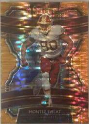 Montez Sweat [Orange Pulsar Prizm] #12