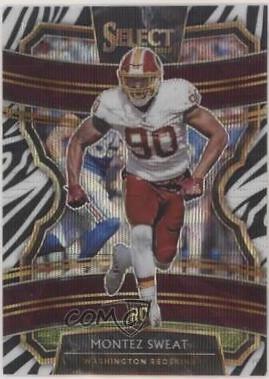 Montez Sweat [Zebra Prizm] #12