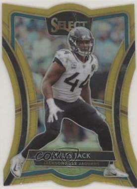 Myles Jack [Die Cut Gold Prizm] #128