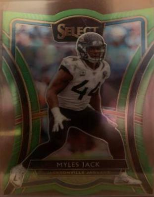 Myles Jack [Die Cut Green Prizm] #128