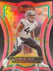 Myles Jack [Die Cut Pink Prizm] #128