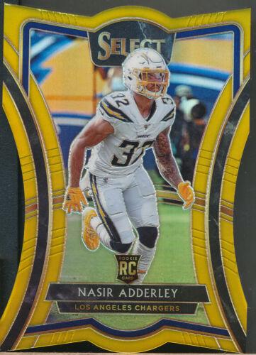 Nasir Adderley [Die Cut Gold Prizm] #112