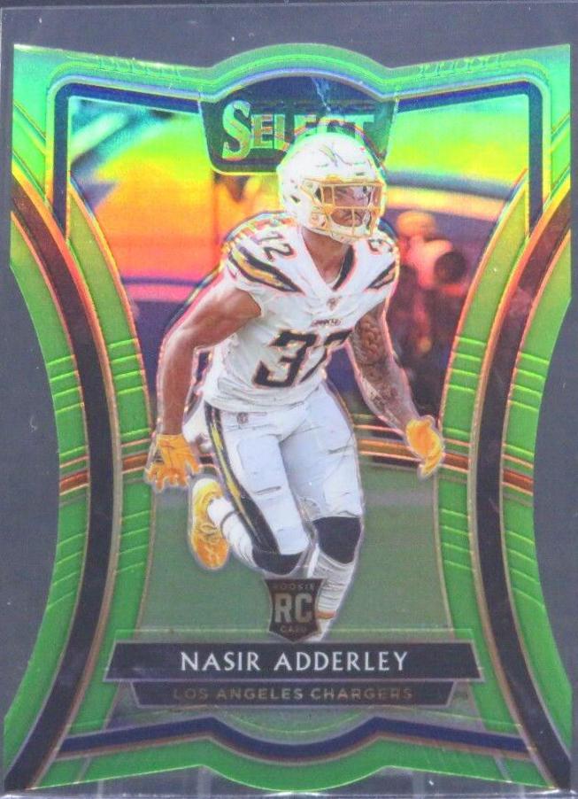 Nasir Adderley [Die Cut Green Prizm] #112