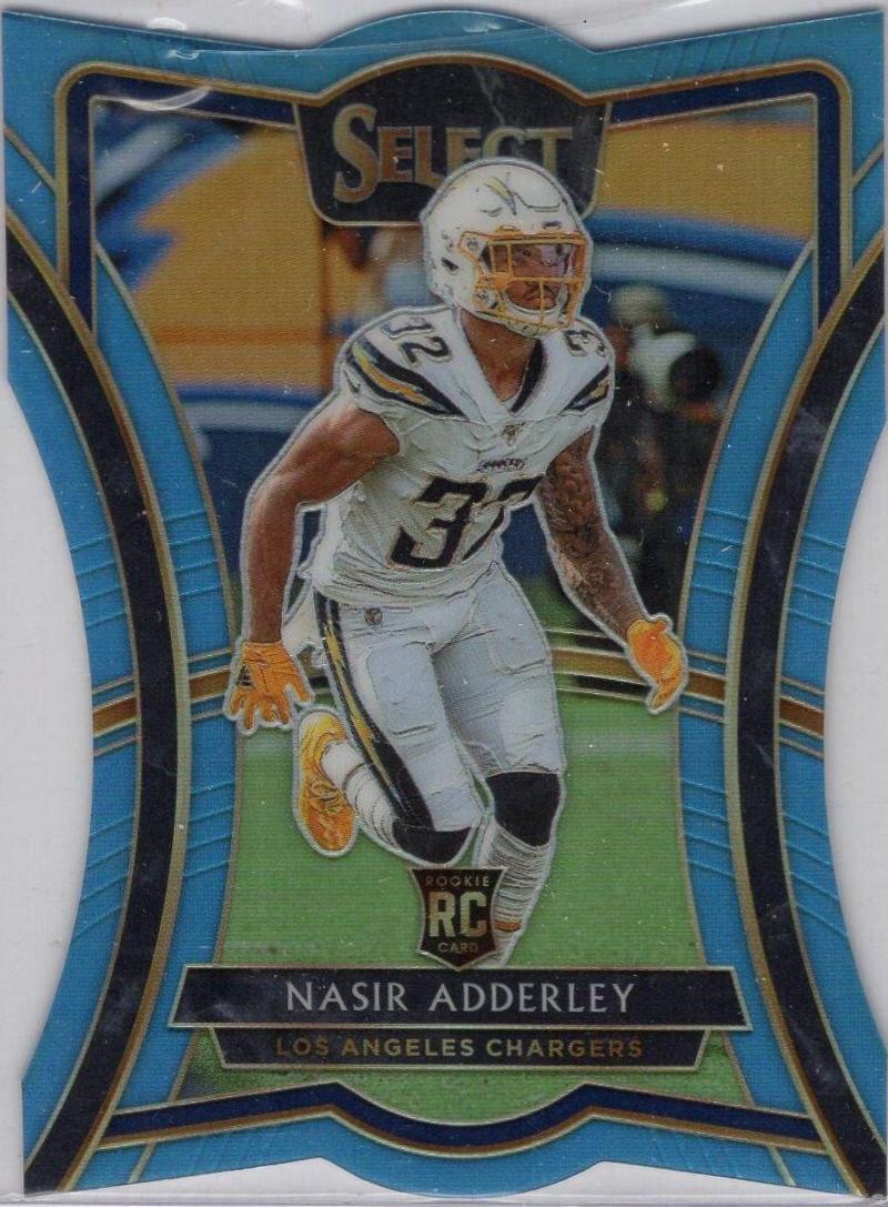 Nasir Adderley [Die Cut Light Blue Prizm] #112