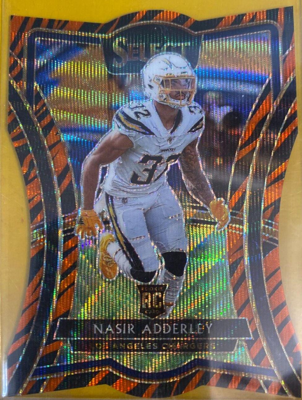 Nasir Adderley [Die Cut Tiger Prizm] #112