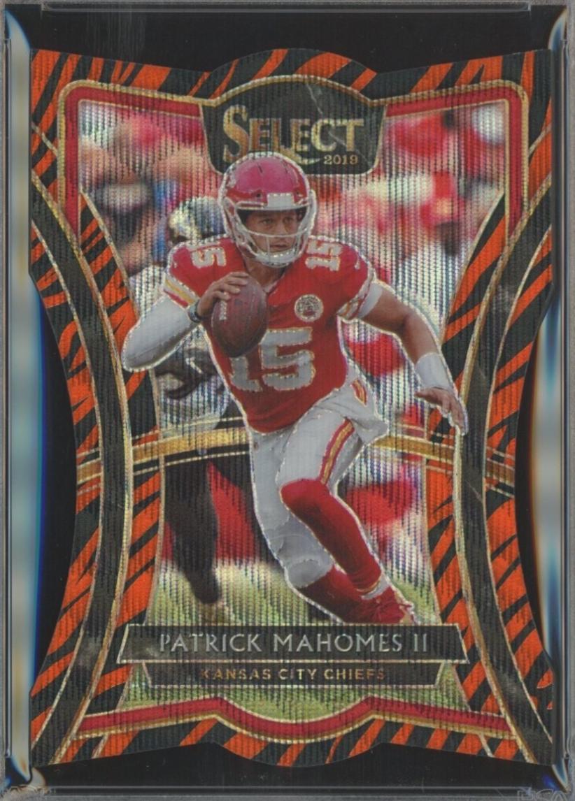 Patrick Mahomes II [Die Cut Tiger Prizm] #129