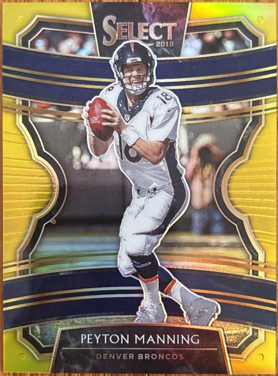Peyton Manning [Gold Prizm] #19