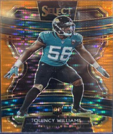 Quincy Williams [Orange Pulsar Prizm] #67