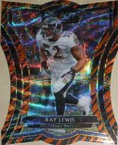 Ray Lewis [Die Cut Tiger Prizm] #118