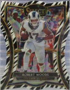 Robert Woods [Die Cut Zebra Prizm] #132