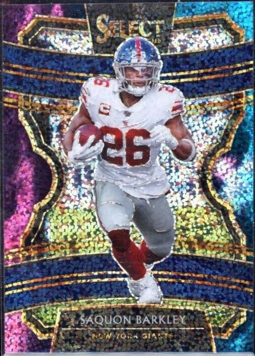 Saquon Barkley [Cosmic Prizm] #18