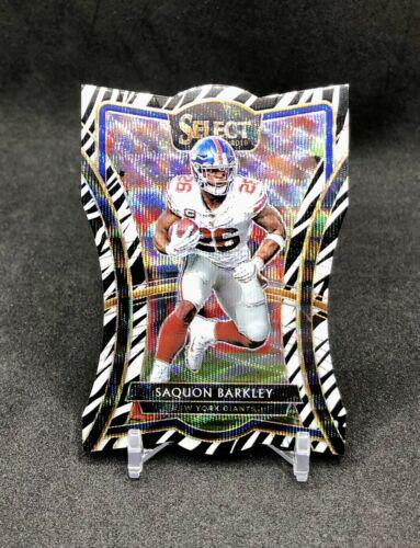 Saquon Barkley [Die Cut Zebra Prizm] #174