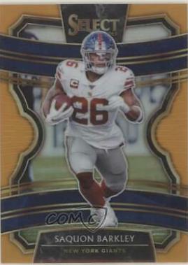 Saquon Barkley [Orange Prizm] #18