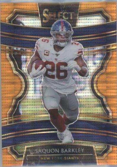 Saquon Barkley [Orange Pulsar Prizm] #18