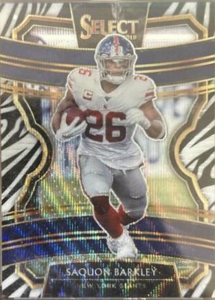 Saquon Barkley [Zebra Prizm] #18