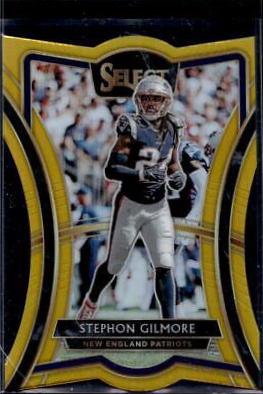 Stephon Gilmore [Die Cut Gold Prizm] #135