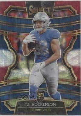 T.J. Hockenson [Tri Color Prizm] #38