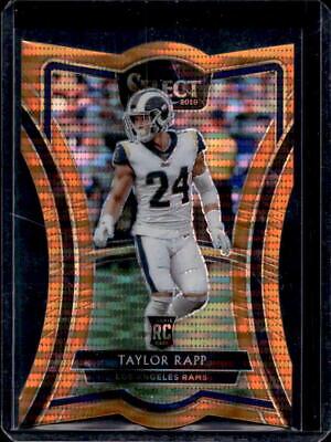 Taylor Rapp [Die Cut Orange Pulsar Prizm] #177