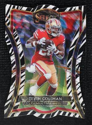 Tevin Coleman [Die Cut Zebra Prizm] #140