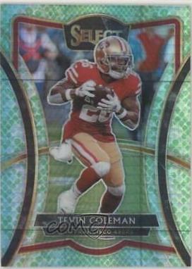 Tevin Coleman [Dragon Scale Prizm] #140