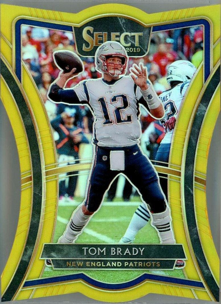 Tom Brady [Die Cut Gold Prizm] #101