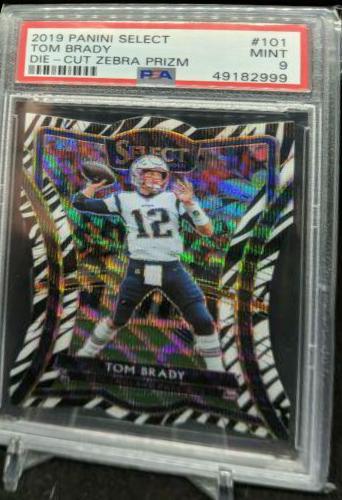 Tom Brady [Die Cut Zebra Prizm] #101