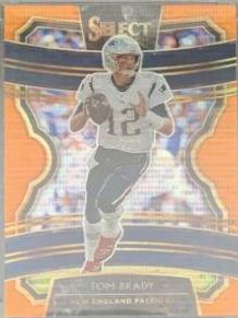 Tom Brady [Orange Pulsar Prizm] #1
