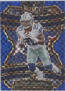 Tony Pollard [Blue Prizm] #99