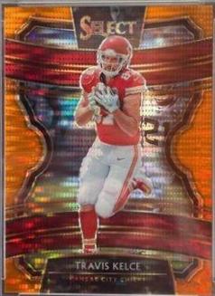 Travis Kelce [Orange Pulsar Prizm] #87