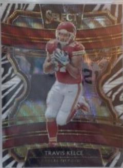 Travis Kelce [Zebra Prizm] #87