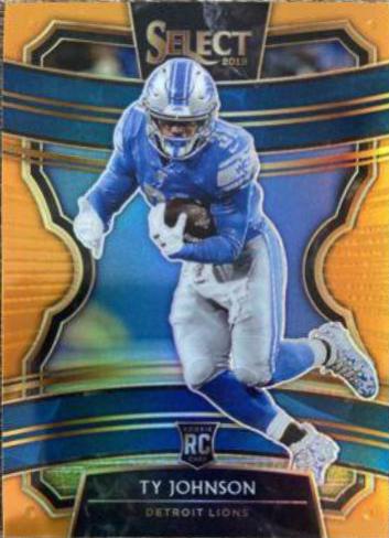 Ty Johnson [Orange Prizm] #91