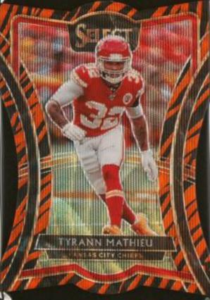 Tyrann Mathieu [Die Cut Tiger Prizm] #176