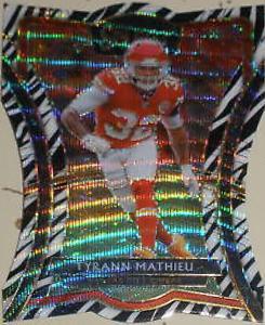 Tyrann Mathieu [Die Cut Zebra Prizm] #176