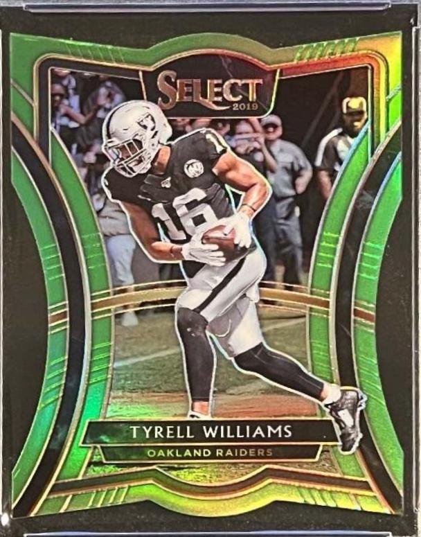 Tyrell Williams [Die Cut Neon Green Prizm] #138
