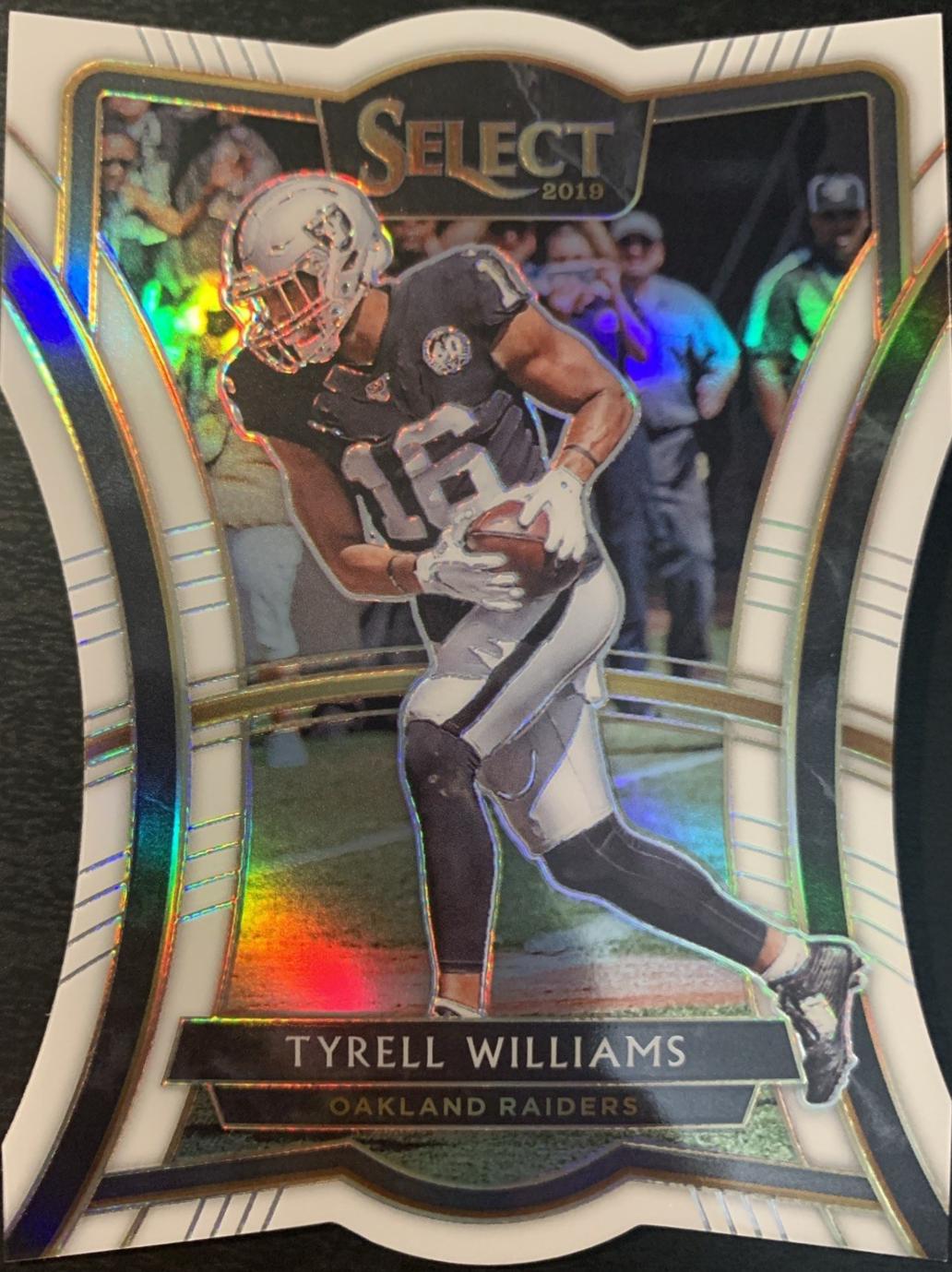Tyrell Williams [Die Cut White Prizm] #138