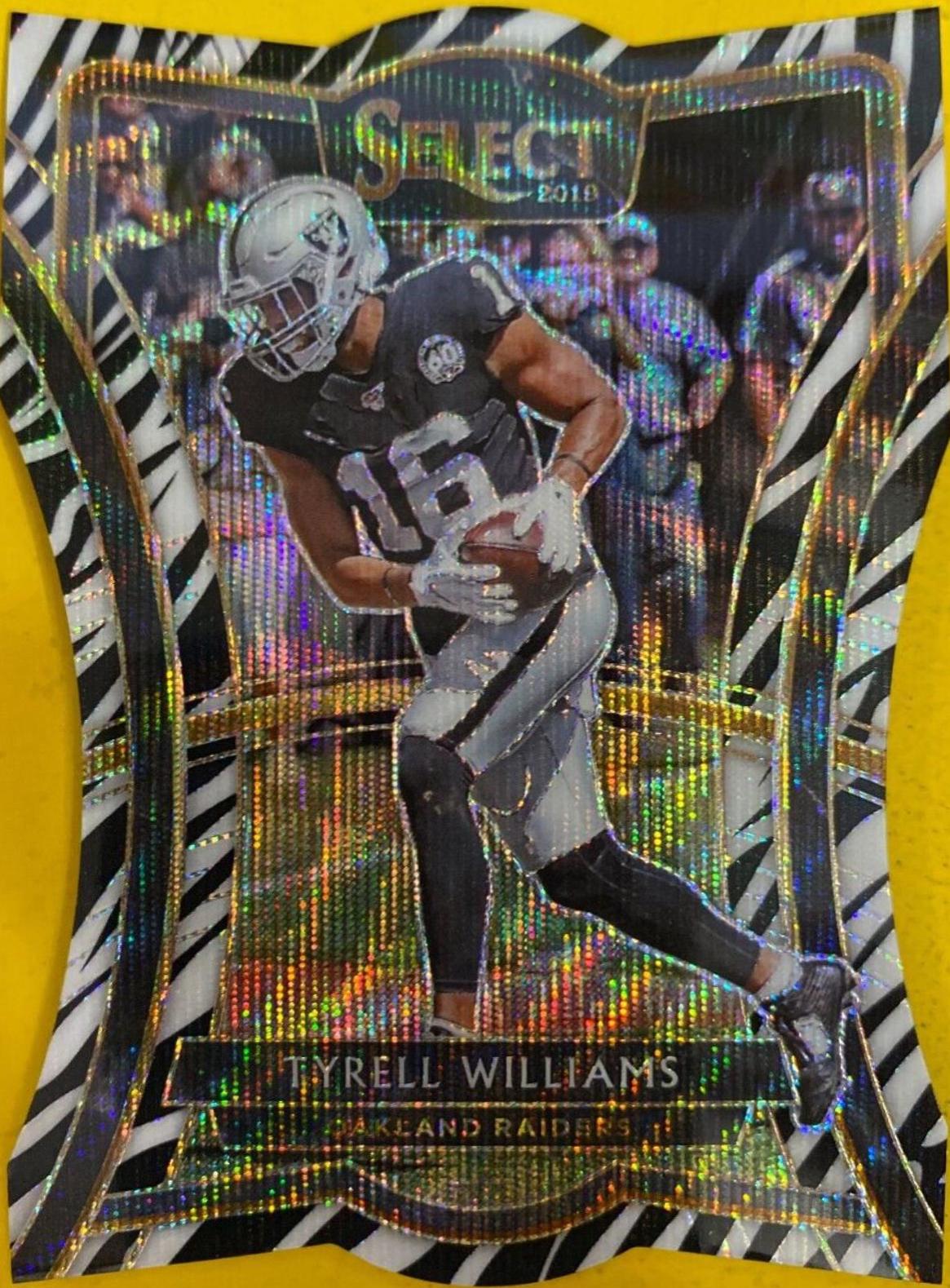 Tyrell Williams [Die Cut Zebra Prizm] #138