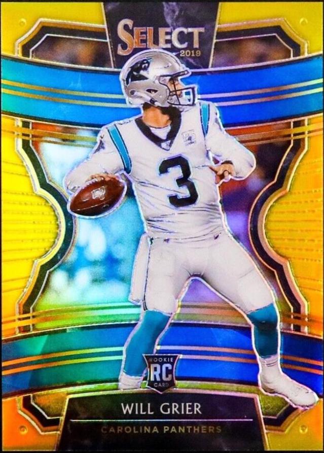 Will Grier [Gold Prizm] #80