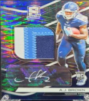 A.J. Brown [Patch Autograph Neon Black Light] #214