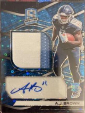 A.J. Brown [Patch Autograph Neon Blue] #214