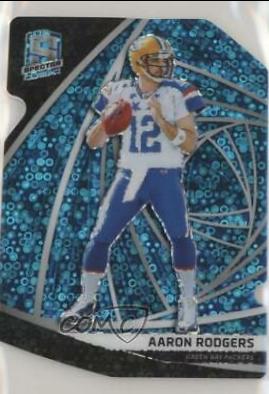 Aaron Rodgers [Neon Blue Die-Cut] #83