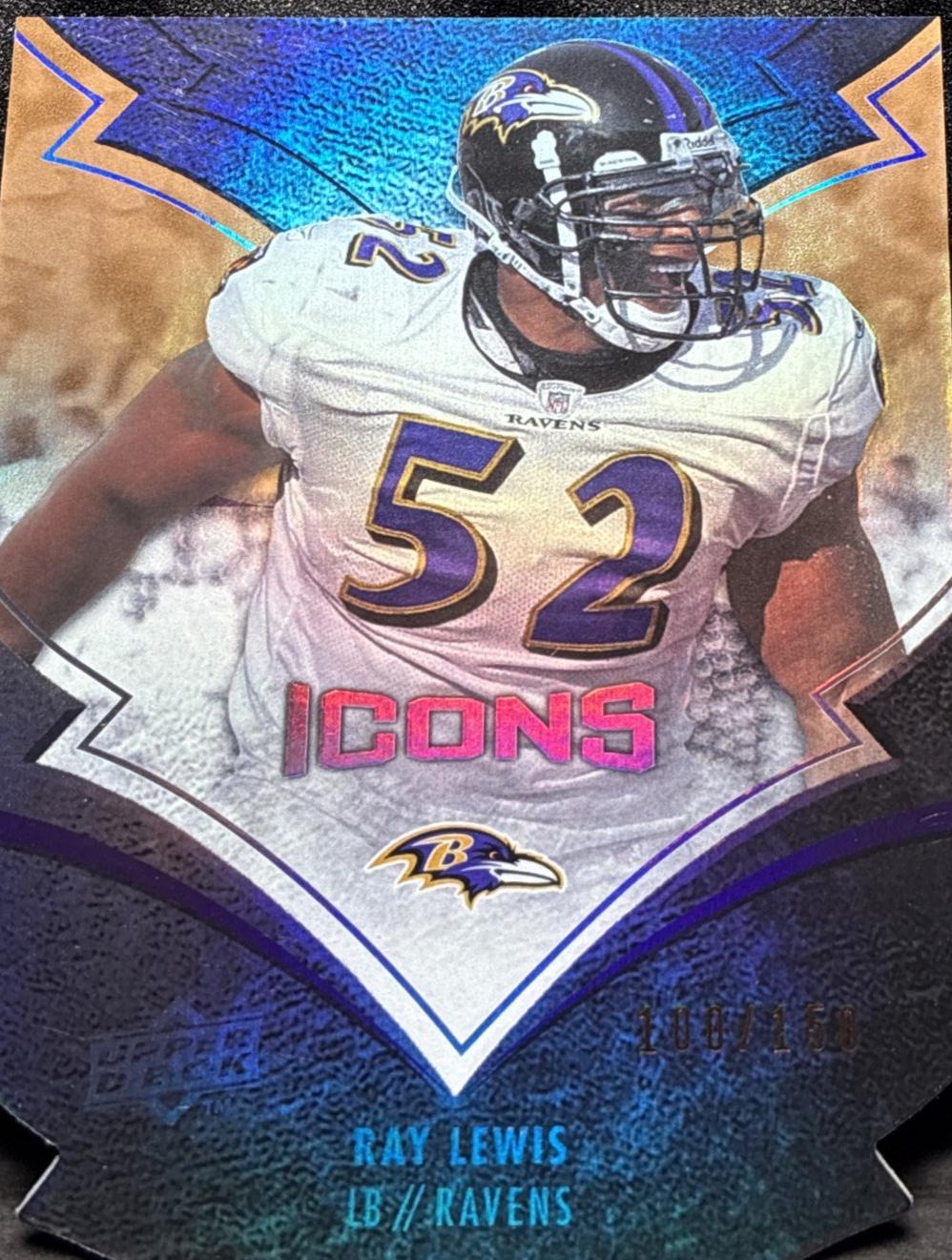 Ray Lewis [Silver Die Cut] #7